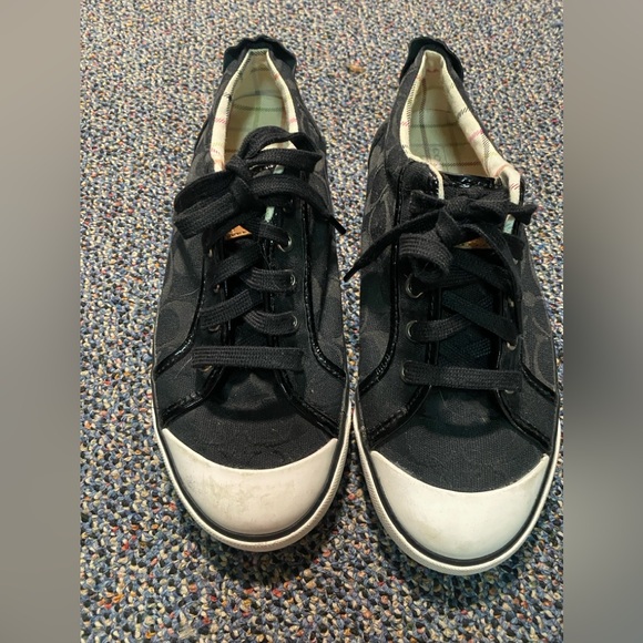 Coach Black and White Women's Sneakers - Picture 1 of 3
